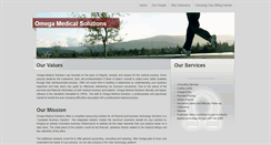 Desktop Screenshot of omegamedicalsolutions.com